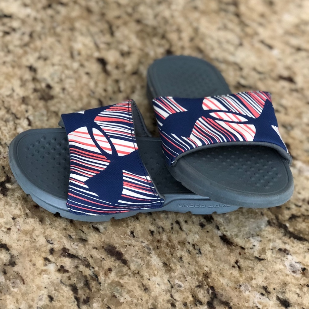 Girls Under Armour Slides